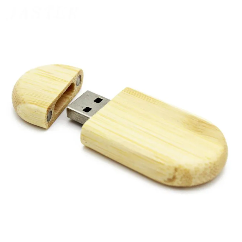 SHANDIAN логотип на заказ Деревянный USB+ Подарочная коробка usb флеш-накопитель 64 Гб 32 Гб 16 Гб карта памяти Флешка фотографии подарки - Цвет: Bamboo