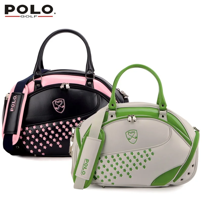 

Brand POLO Authentic Clothing Bag Women Import PU Embroidered Lady Golf Waterproof Bag Handbag Travel New High Quality Bag 2018
