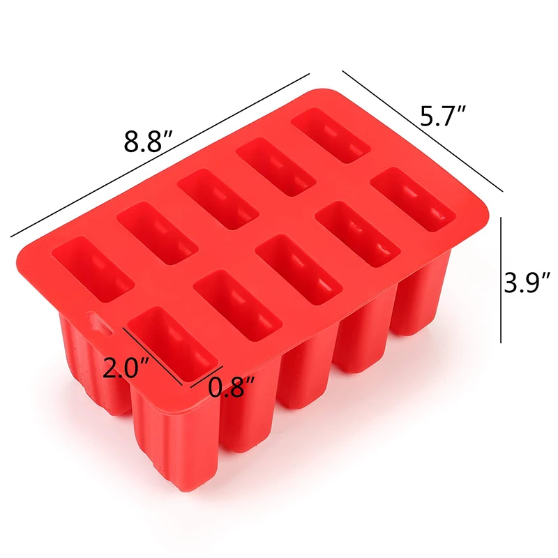 UPORS пищевая Popsicle силиконовые формы 4/10 полость домашняя кухня силиконовая форма для Фруктового мороженого на палочке BPA бесплатно Замороженные для леденца крем