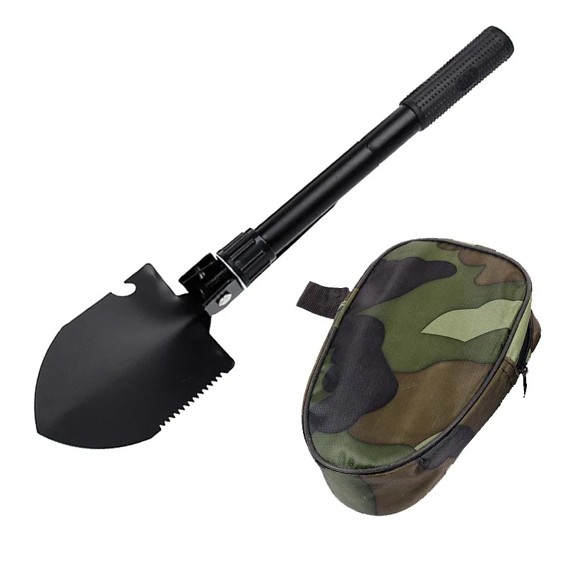 Garden Tools Military Portable Folding Shovel Multifunction Stainless Steel Survival Spade Trowel Camping Outdoor Cleaning Tool Garden Tools Military Portable Folding Shovel Multifunction Stainless Steel Survival Spade Trowel Camping Outdoor Cleaning Tool