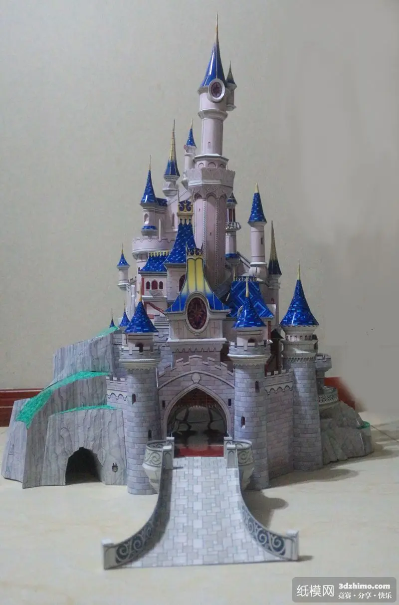 75 см DIY Париж Спящая красавица замок бумага ремесло 3D бумажная модель обучающая игрушка мальчик Рождественский подарок