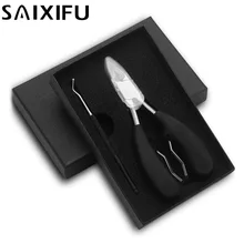 2 шт./компл. двойные пружины щипцы для кутикулы Clipper ногти на руках, ногти на ногах ножничный удаление омертвевшей кожи отодвигатель кутикулы костюм BT55