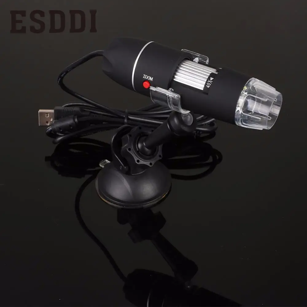 Esddi 1000X8 LED USB цифровой микроскоп зум 2MP эндоскоп PC камера видео лупа образование