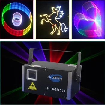 

Advanced 1.2W 3D laser Light / 1.2 watt RGB Laser Light with 2D/3D change/ 1200mw rgb animation laser projector for Christmas
