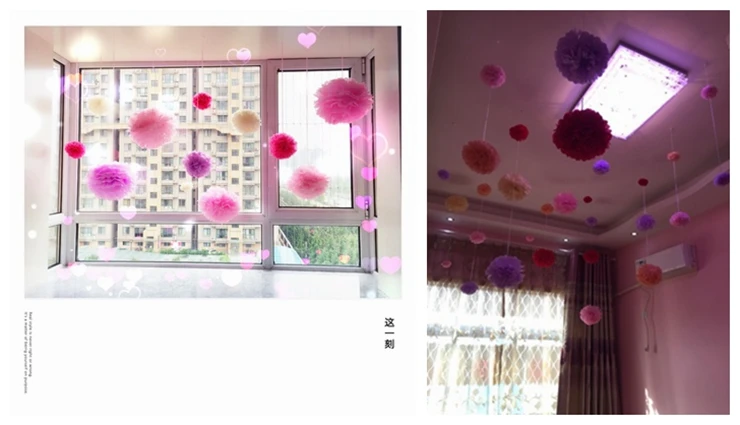 5 шт DIY Многоцветный " 6" " 10" 1" 14" бумажные цветы шар Свадьба для домашней вечеринки на день рождения автомобиль декоративная ткань бумажные помпоны