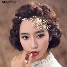 Свадебные аксессуары для волос, серебро, золото, лоб, головной убор, жемчуг, ручная работа, свадебная повязка на голову, diademe mariage SQ141