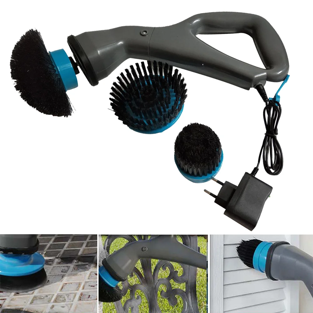 

Cleaning Tools Cleaning Brush Electrical Lightweight Hurricane Muscle Scrubber Cordless Plastic Multi Functional Household #2