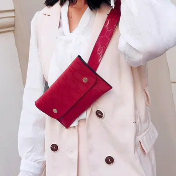 

OCARDIAN Waist Packs Fashion Luxury High Quality Women Bags Designer Pure Color Square Leather Messenger Shoulder Chest Bag