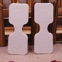 Лидер продаж 3,5*9 см Крафт-колье карточка DIY пустой крафт-колье карточка украшение с индивидуальным логотипом карты 300gsm Бумага картон 500 шт