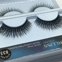 10 пар/уп. marllis 3d833 крест толщиной накладные ресницы расширение Макияж Super Natural длинные ресницы