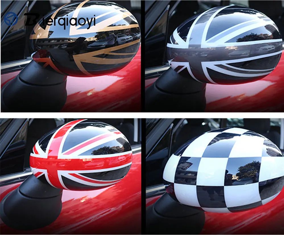 2 шт. зеркальные Чехлы mini f55 f56 для BMW Mini Cooper One S JCW F56 F55|Наклейки на автомобиль| |