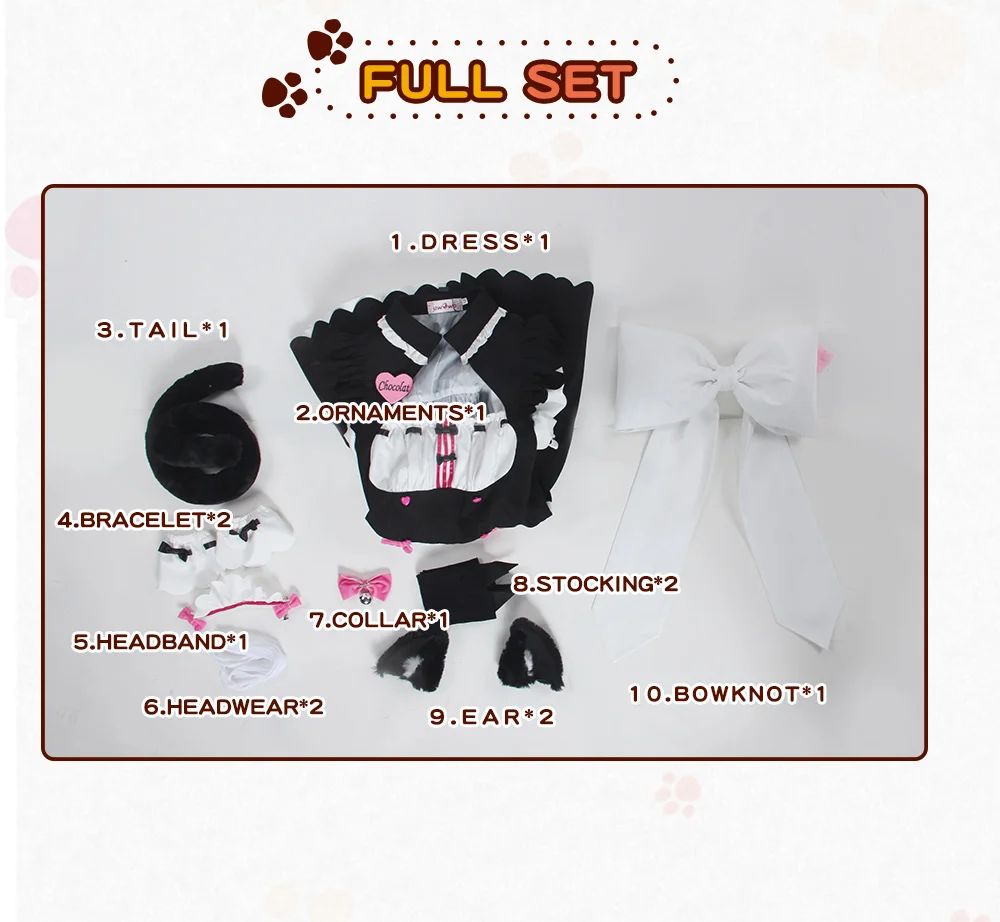Kitty Girl Maid Dress