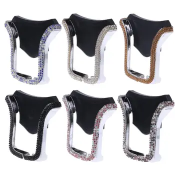 

Universal Car Phone Holder With Shiny Crystal Rhinestone Car Air Vent Mount Clip Cell Phone Holder For iPhone Car Holder 6 Color