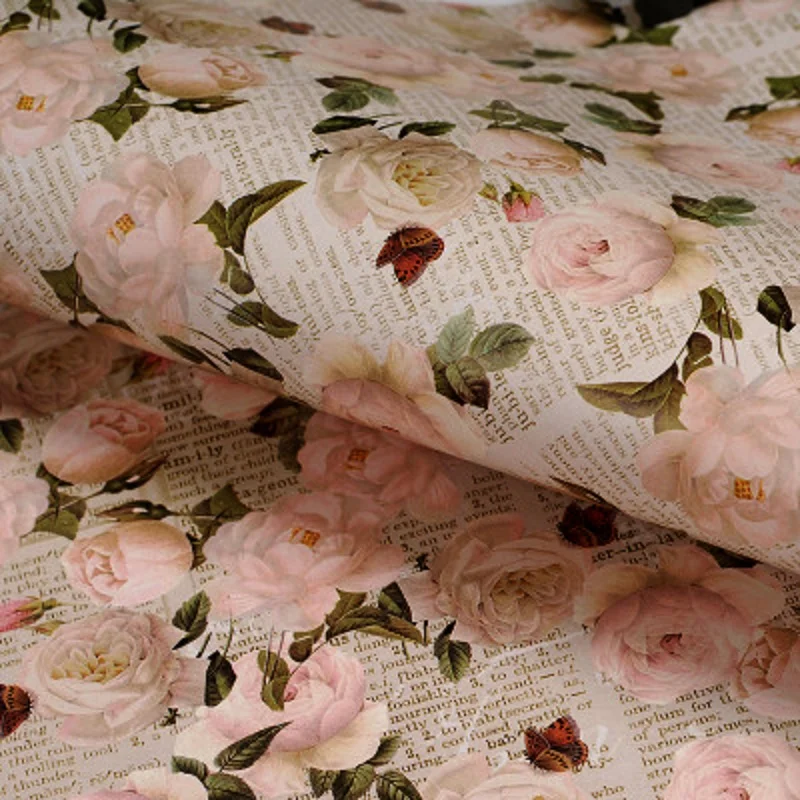 

ENO Greeting Gift Wrapping Papers White Rose Scrapbooking Background Papers