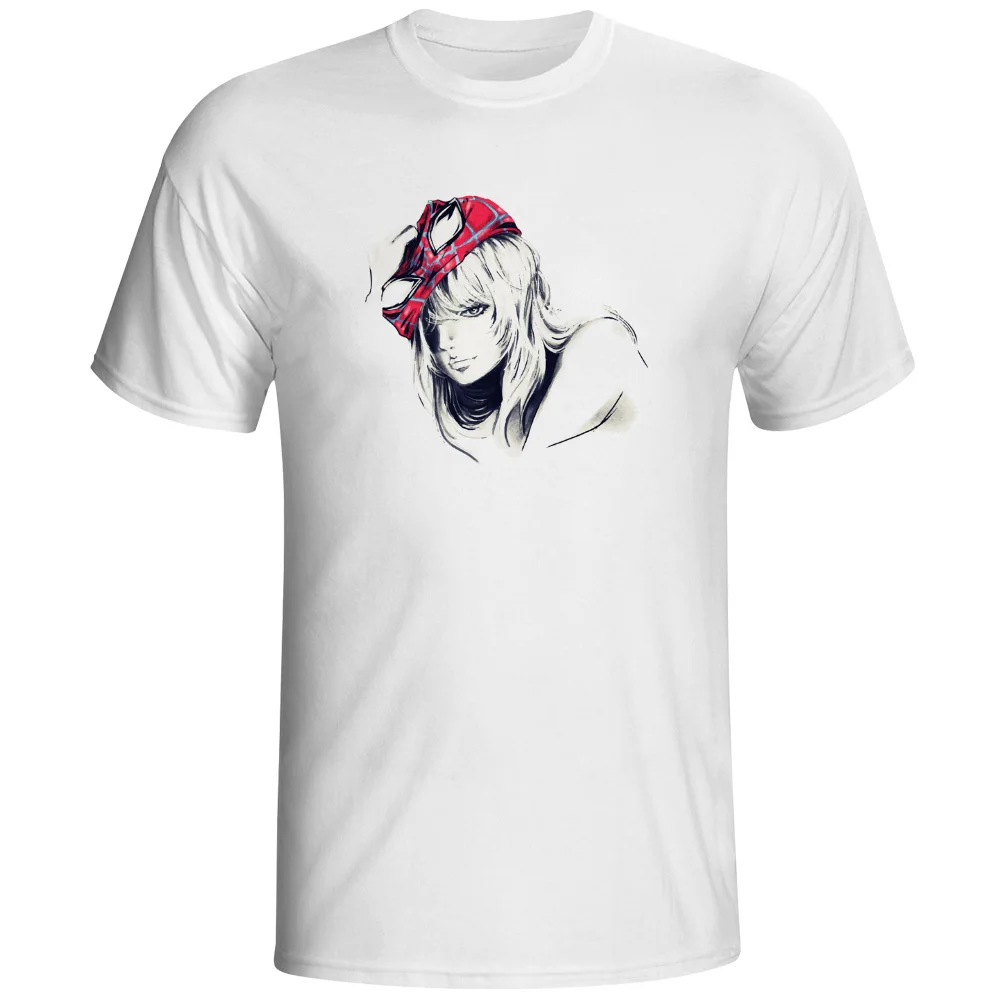 Gwen Spider T shirt Summer Style Punk Rock Short Sleeve T Shirt Cool