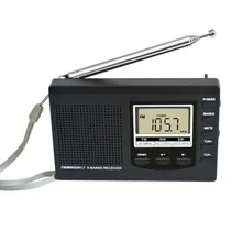Портативный FM AM радио FM SW MW Радио Цифровой браслет стерео радио цифровой демодулятор