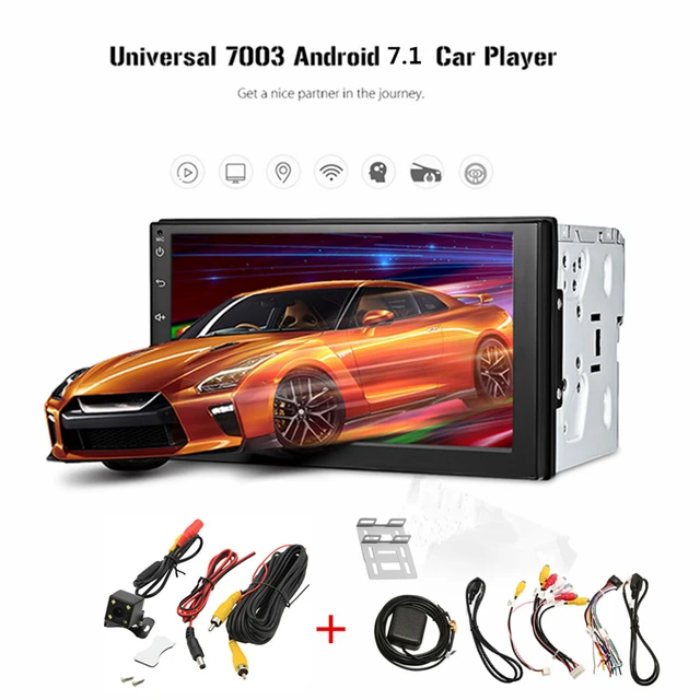 $US $114.16 7 inch Android 7.1 Car Stereo GPS Navigation Parking Sensor With Rear Camera Car MP5 Multimedia Pla