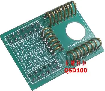 

ZIGBEE module development board adapter board half hole SMT to DIP conversion board QSD100