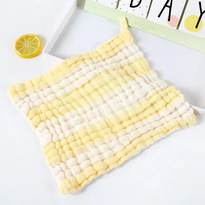 Детские вещи, полотенце s для новорожденных, детское банное полотенце Toalla, моющиеся матерчатые носовые платки, детское слюнявчик для кормления, полотенце s 25*25 см - Цвет: yellow