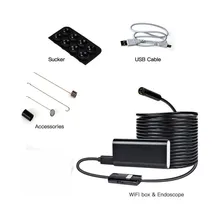 Водонепроницаемая камера Wifi эндоскоп 1 м 2 м 3,5 м 5 м 10 м бороскоп мягкая Wifi эндоскоп камера бороскоп камера для Android IOS