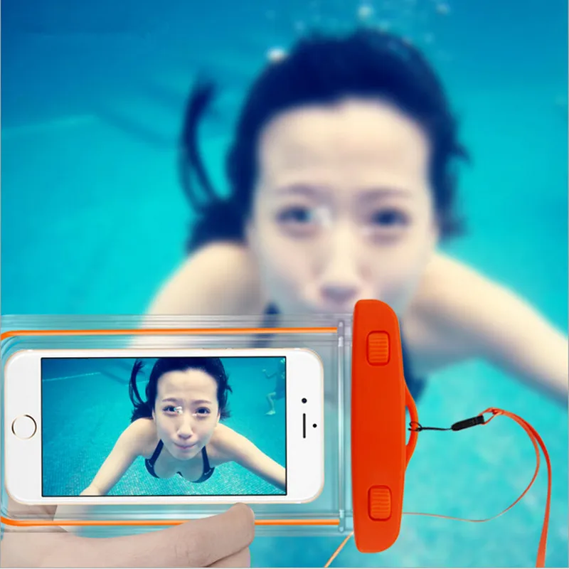 

PVC Luminous Waterproof Phone Case Cover for Cell Phone Touchscreen Mobile Phone Water Proof Underwater BagTransparent Pouch Bag