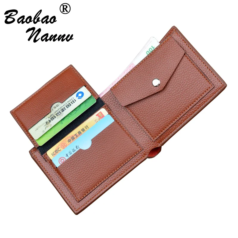 

2019 Vintage Men Soft Leather Wallet Short Slim Coin Bag Male Wallets Purses Credit Card Holders Portomonee Carteria