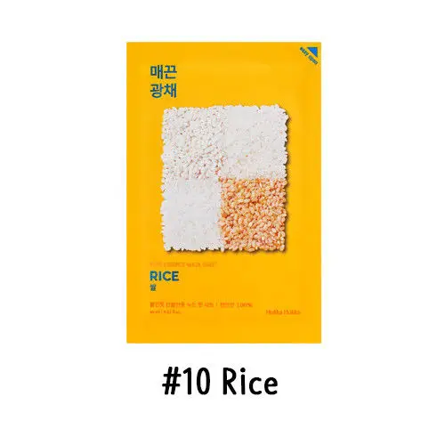 Маска для лица, 1 шт., маска для лица, отбеливающая, увлажняющая, против морщин, оригинальная, корейская косметика - Цвет: Rice