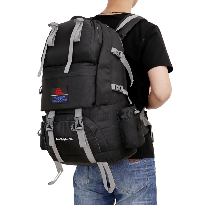 Waterproof Backpack Camping Outdoor Sport Bag Large Capacity Military Backpack Trekking Backpack Breathable Hiking Bag 0218 (4)