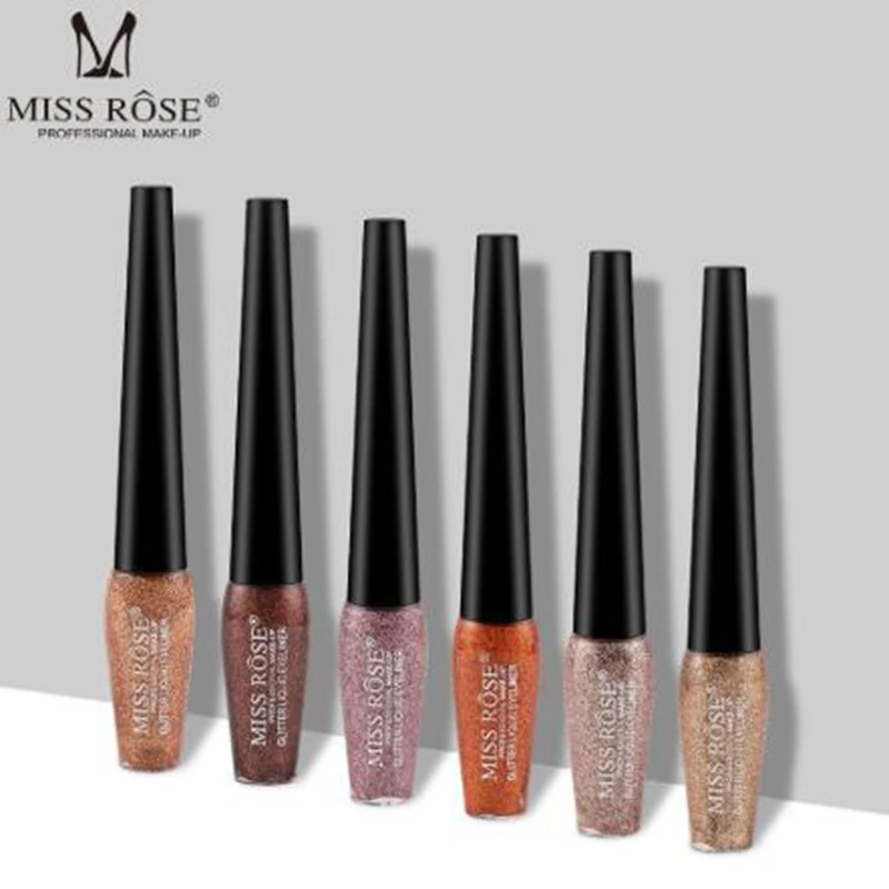 MISS ROSE Jin Chong Pearl Liquid Eyeliner Diamond High Gloss Long Lasting Waterproof Eyeliner MISS ROSE Jin Chong Pearl Liquid Eyeliner Diamond High Gloss Long Lasting Waterproof Eyeliner