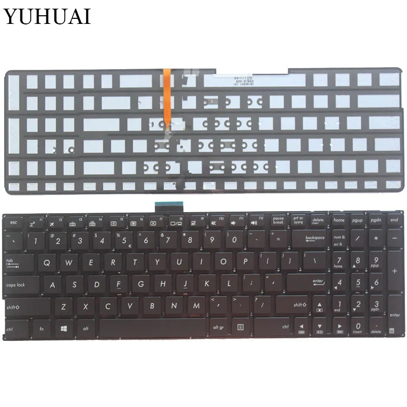 

US Keyboard for ASUS K501 K501U K501UB K501UQ K501UW K501UX K501L K501LB K501LX A501L A501LB A501LX laptop With backlight