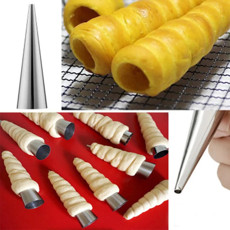 

Mold Spiral 3 Pieces Metal Shape Pointed Croissant Tool Cone Denmark