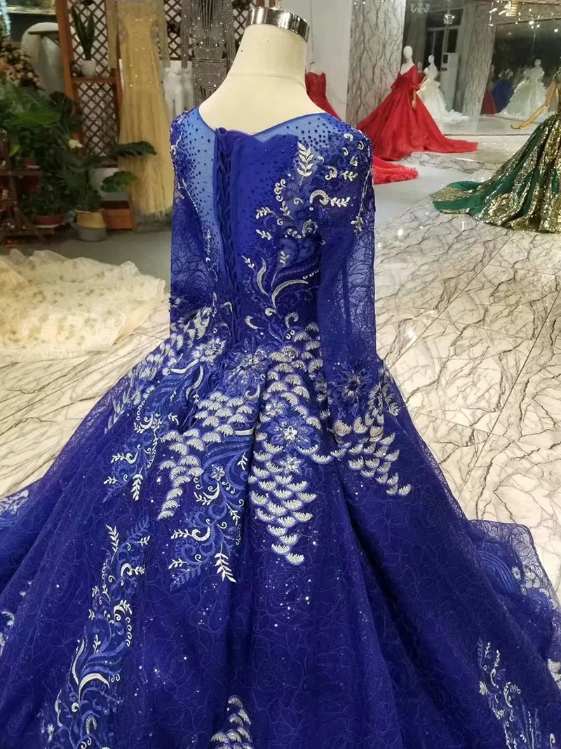 LSS336 blue evening dresses long o-neck long sleeves ladies party dresses elegant muslim women occasion dress 2019 free shipping LSS336 blue evening dresses long o-neck long sleeves ladies party dresses elegant muslim women occasion dress 2019 free shipping