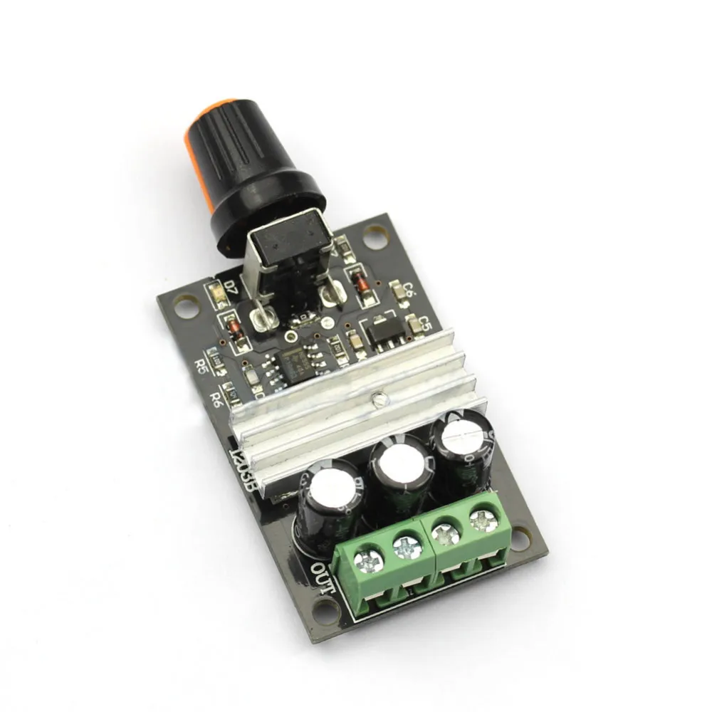 Details about PWM DC 6V 12V 24V 28V 3A Motor Speed Control Switch