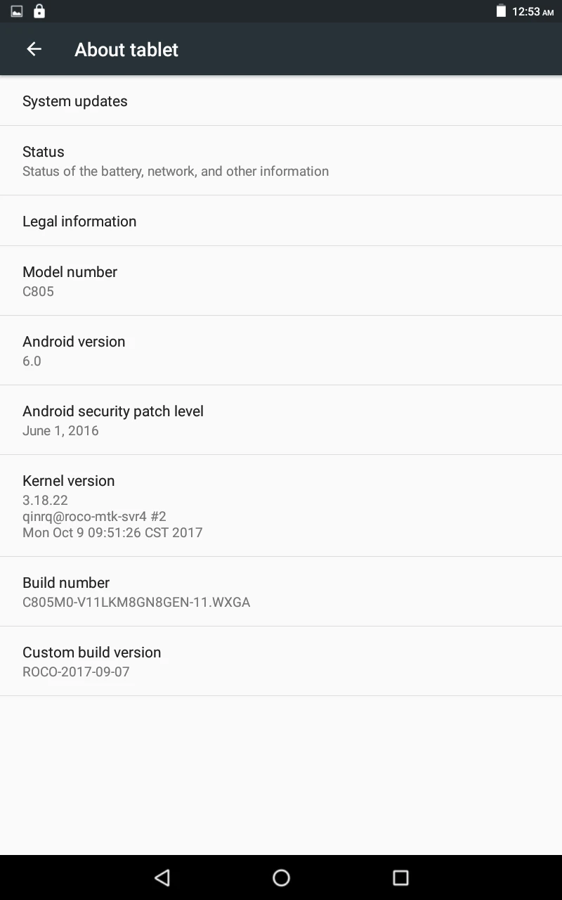 10,1 дюйма MTK8163 1 GB/32 GB Android 6,0 HD quad core планшетный ПК C805