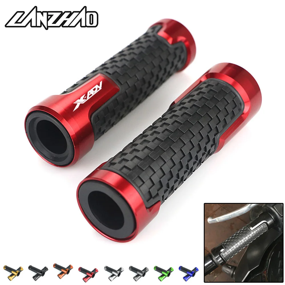 

Motorcycle 7/8" 22mm Hand Grips CNC Aluminum Rubber Gel Grip Motorbike Accessories for Honda X-ADV 750 2017 2018 2019