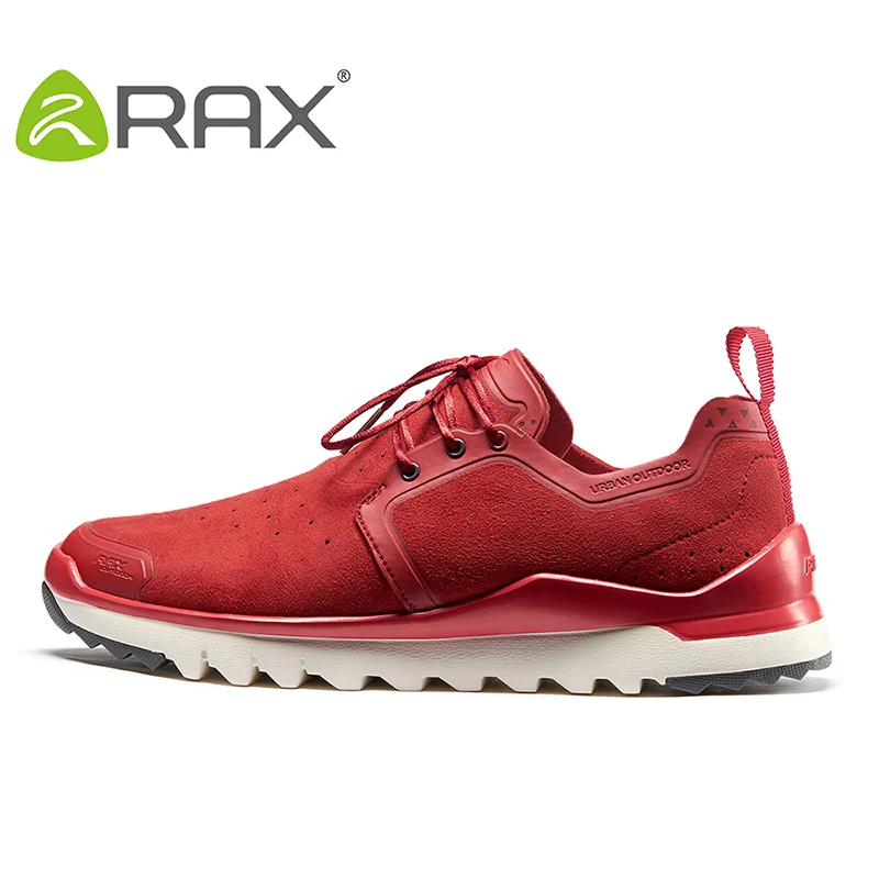 RAX/Мужская прогулочная обувь; дышащие кроссовки с утяжелением под светильник; женская спортивная обувь для улицы; Мужская Брендовая обувь; Zapatillas; летняя обувь для мужчин - Цвет: yang red women