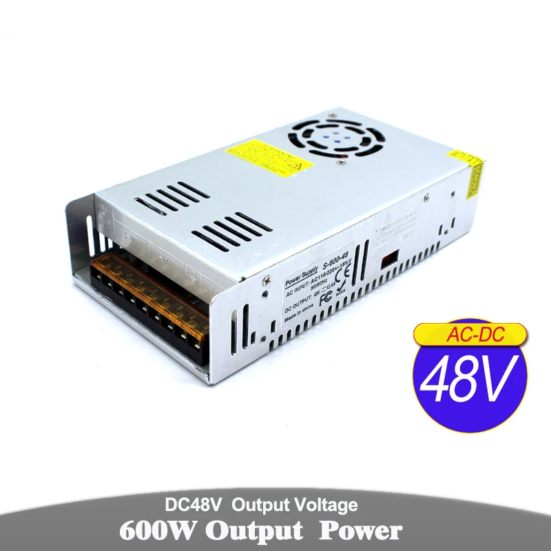 Блок питания DC12V 13,8 V 15 V 18 V 24 V 27 V 28 V 30 V 32 V 36 V 42 V 48 V 60 V 300 W 350 W 360 W 400 W 480 W 500 W 600 W трансформатор AC-DC импульсивный источник питания