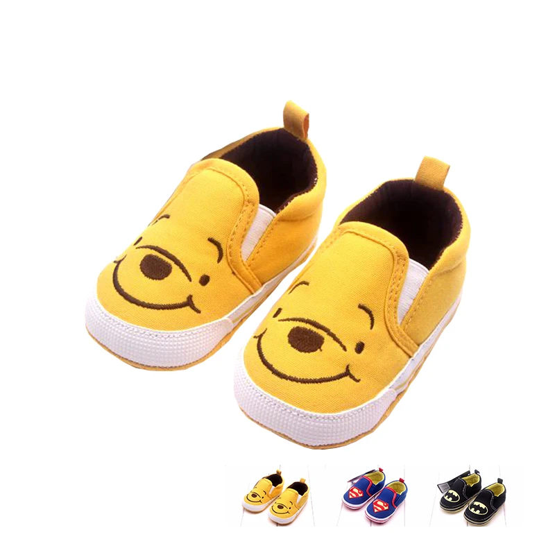 Chaussures De Premiers Pas Pour Nouveau Ne En Coton Motif Dessin Anime Winnie Pour Garcon 0 2t Offre Speciale Aliexpress