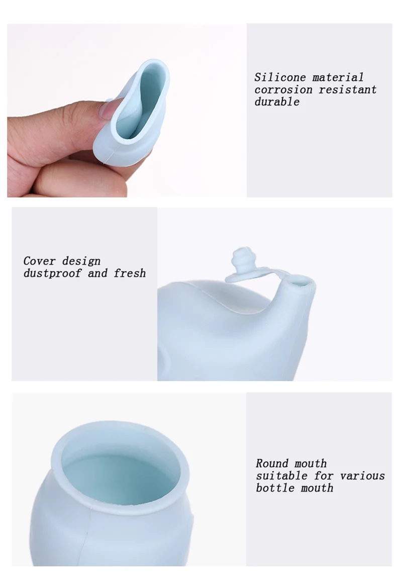 3pc Bottle Mouth Deflector Soy Oil Bottle Mouth Stopper Wine Sauce The Liquid Nozzle Deflector Pour Caps Kitchen Tool