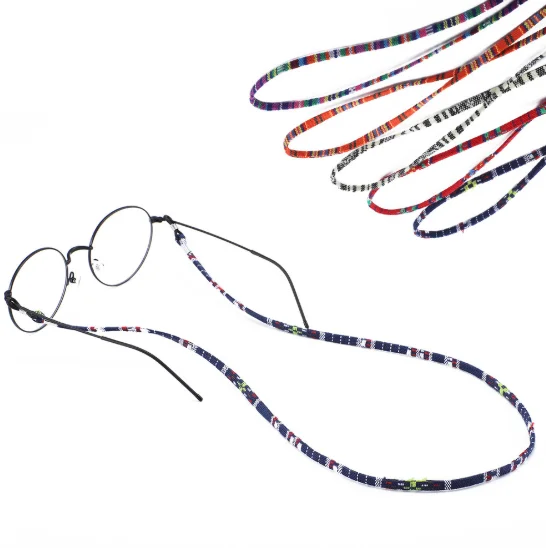 

1Pc 6 Colors New Leather Eyeglass Cord Adjustable End Glasses Holder Colorful Leather Glasses Neck Strap String Rope Band