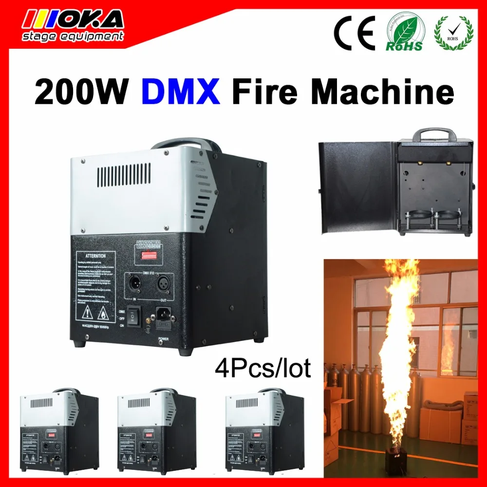 

4pcs/lot Spray Flame Projector Flame Effects / Blaze Stage Effect Flame Machine / Flame Thrower Spary 3M(9.6feet)