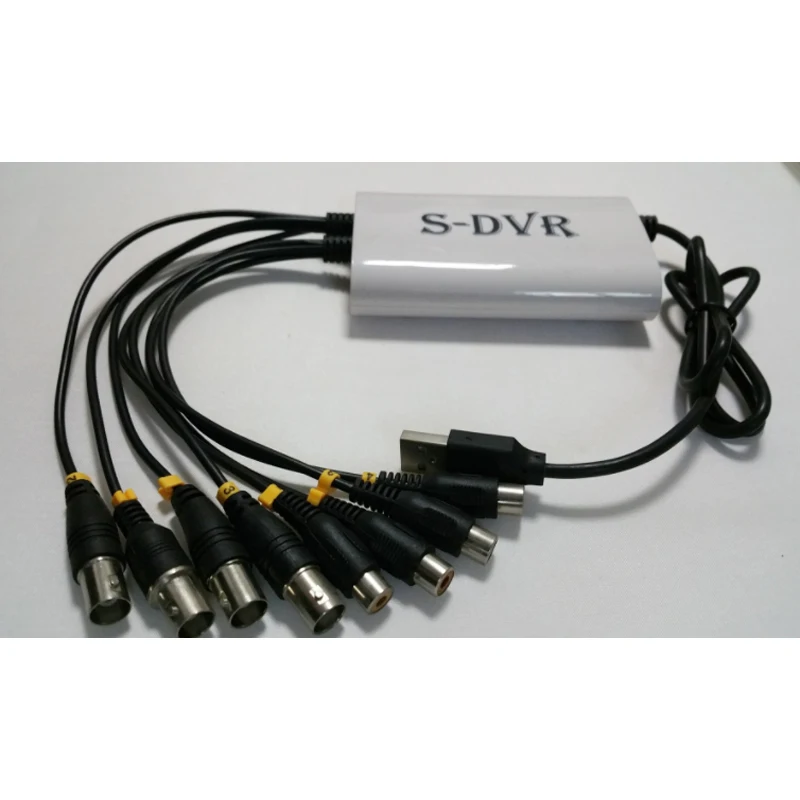 USB 2 0 dvr карта 4CH 4 канала CCTV Карта видеозахвата для портативных ПК|video capture card|dvr