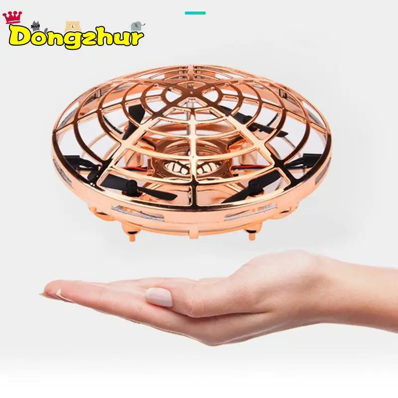 

MINI RC Drone with Sensors 2.4G 4CH Quadcopter Gyro Fly Ball Smart No remote control Shatterproof Pocket UFO safe Toys for Kids