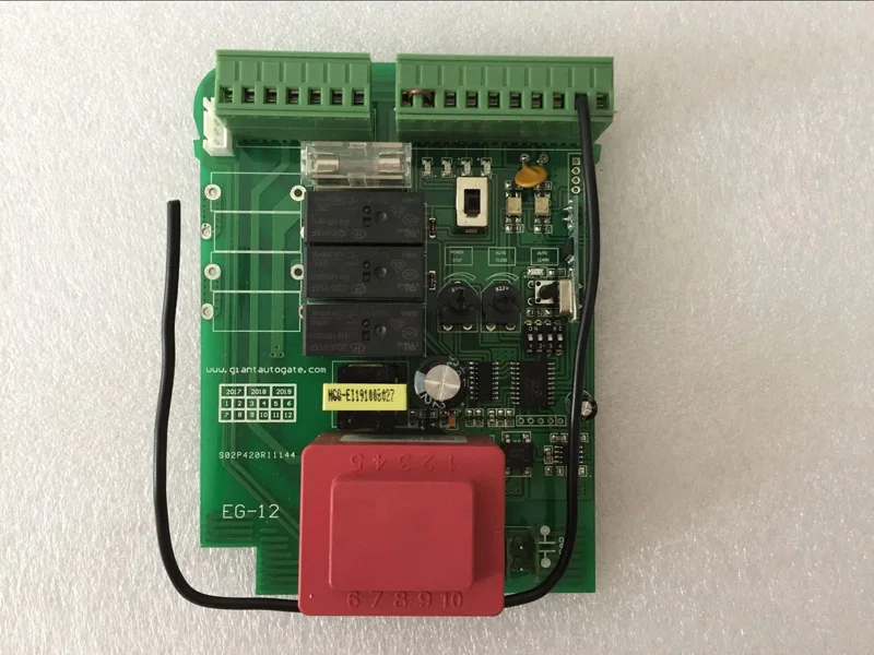 Input AC220V sliding gate opener motor pcb circuit board controller card for motor control board