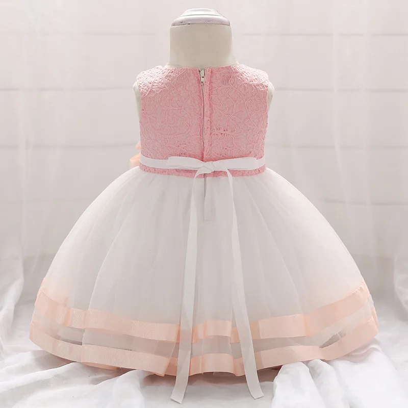 DE PEACH/платье на день рождения для маленьких девочек 1-2 лет, платье принцессы для крещения, платья на крестины для маленьких девочек, vestido infantil