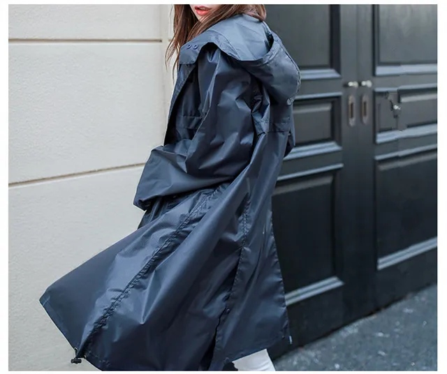 thin raincoat with hood