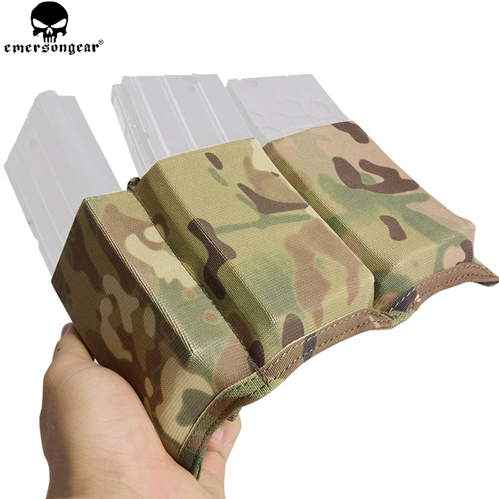 Сумка EMERSON GEAR Triple M4 Mag тактический Молл сумка для журналов с быстрой загрузкой