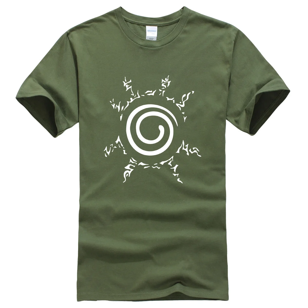 2019 Printed Men's man clothing kpop Cotton T-Shirt StreetWear funny tops Tees casual Uzumaki Naruto camisetas funny T shirt pp