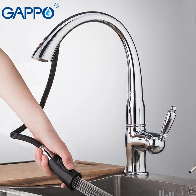 GAPPO Kitchen Faucets pull out kitchen faucet mixer brass Kitchen water taps mixers sink faucets tap mixer                      