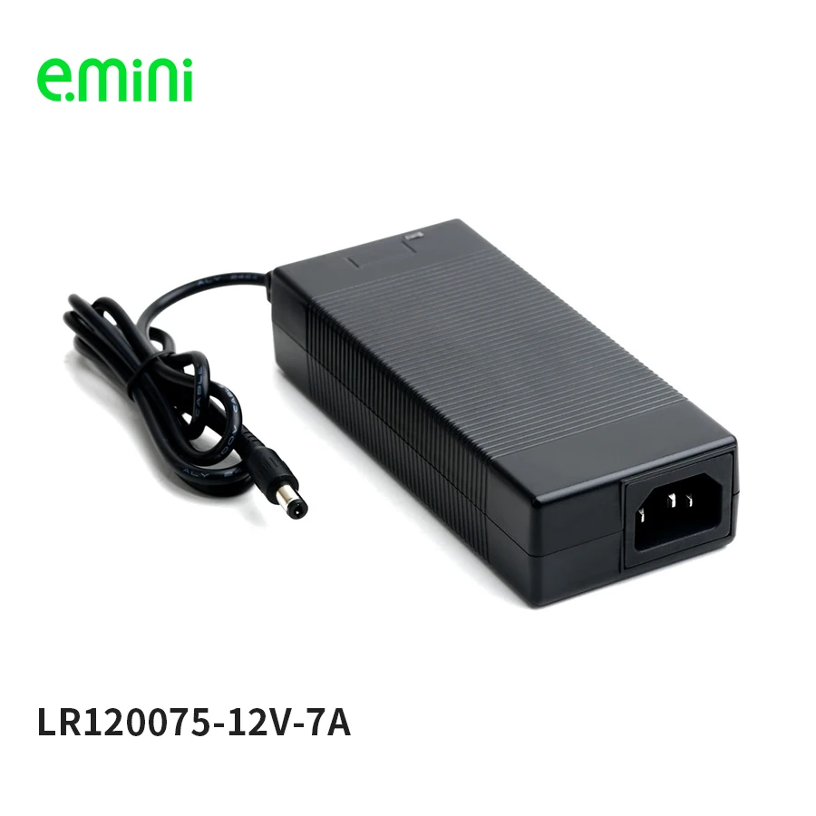 melhor 100 240VAC 12 v de entrada da fonte de alimentação DC adaptador de potência de saída de alimentação 7A 84 w para mini itx caso mini pc janelas 10